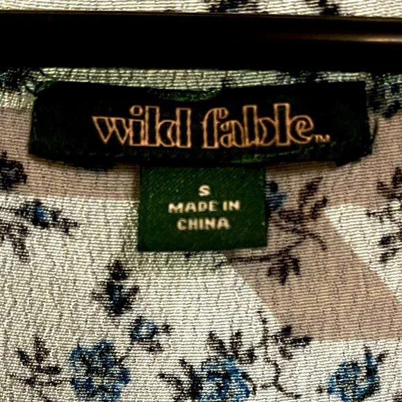 Wild Fable Blue Floral Spring Dress - Size Small - Picture 4 of 5